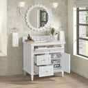 Bright White / Lime Delight - 3 Faucet Holes