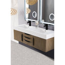 Latte Oak / Matte Black / Glossy White - 1 Faucet Hole