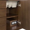 Mid-Century Walnut / White Zeus - 3 Faucet Holes