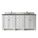 Bright White / Charcoal Soapstone - 3 Faucet Holes