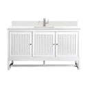 Glossy White / White Zeus - 1 Faucet Hole