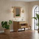 Seaside Oak / Victorian Silver - 3 Faucet Holes