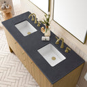 Light Natural Oak / Charcoal Soapstone - 3 Faucet Holes