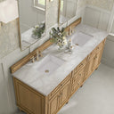 Light Natural Oak / Victorian Silver - 3 Faucet Holes