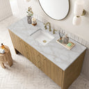 Light Natural Oak / Victorian Silver - 3 Faucet Holes