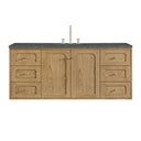 Light Natural Oak / Parisien Bleu - 3 Faucet Holes
