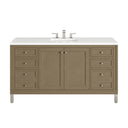 Walnut Whisper / White Zeus - 3 Faucet Holes