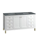 Glossy White / Parisien Bleu - 3 Faucet Holes