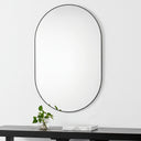 Renwil Beckah 40" Tall Oval Wall Mirror - Yellow