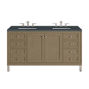 Walnut Whisper / Charcoal Soapstone - 3 Faucet Holes