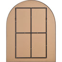 Renwil Lamia 50" Tall Arch Wall Mirror - Black