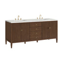 Mid-Century Walnut / Lime Delight - 3 Faucet Holes