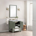 Smokey Celadon / Carrara White - 3 Faucet Holes