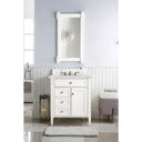 Bright White / Victorian Silver - 3 Faucet Holes
