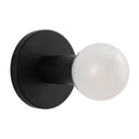 Renwil Thessa 5" Matte Black 1-Light Wall Sconce