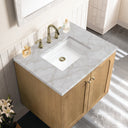 Light Natural Oak / Victorian Silver - 3 Faucet Holes