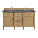 Light Natural Oak / Parisien Bleu - 3 Faucet Holes