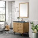 Light Natural Oak / Parisien Bleu - 3 Faucet Holes