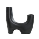Renwil Doppio Indoor Ceramic Vase - Matte Black