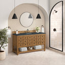 Amber Birch / Charcoal Soapstone - 3 Faucet Holes