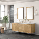 Light Natural Oak / Eternal Jasmine Pearl - 3 Faucet Holes