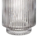 Renwil Amiens Indoor Mouth Blown Glass Glass Vase - Grey Fluted