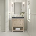 Whitewashed Oak / Charcoal Soapstone - 3 Faucet Holes