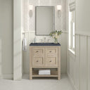Whitewashed Oak / Charcoal Soapstone - 3 Faucet Holes