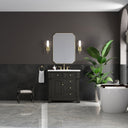 Black Onyx / White Zeus - 3 Faucet Holes