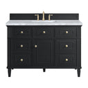 Black Onyx / Carrara White - 3 Faucet Holes