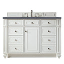 Bright White / Charcoal Soapstone - 3 Faucet Holes