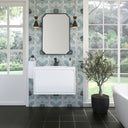 Glossy White / Matte Black / Glossy White - 1 Faucet Hole