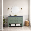 Smokey Celadon / Charcoal Soapstone - 3 Faucet Holes