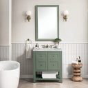 Smokey Celadon / Victorian Silver - 3 Faucet Holes