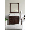 Burnished Mahogany / White Zeus - 1 Faucet Hole