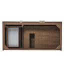 Chestnut / White Zeus - 3 Faucet Holes