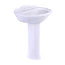 Toto Whitney Oval Pedestal Bathroom Sink For 8" Center Faucets