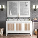 Glossy White / White Zeus - 1 Faucet Hole