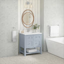 Serenity Blue / White Zeus - 1 Faucet Hole