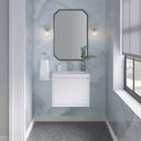 Glossy White / Glossy White - 1 Faucet Hole