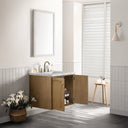 Light Natural Oak / Victorian Silver - 3 Faucet Holes