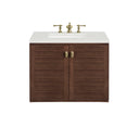 Mid-Century Walnut / Lime Delight - 3 Faucet Holes