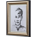 Renwil Studio Line - Sketch 4 Piece Wide Wall Art - Black
