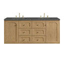 Light Natural Oak / Parisien Bleu - 3 Faucet Holes