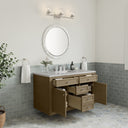 Walnut Whisper / Eternal Jasmine Pearl - 3 Faucet Holes
