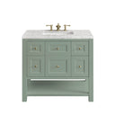 Smokey Celadon / Eternal Jasmine Pearl - 3 Faucet Holes