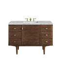 Mid-Century Walnut / Victorian Silver - 3 Faucet Holes