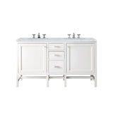 Carrara White - 3 Faucet Holes