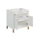 Glossy White / No Countertop