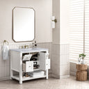 Bright White / Carrara White - 3 Faucet Holes